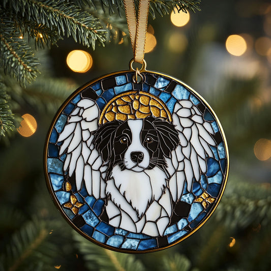 Border Collie Wonderland WN1510014CL Christmas Ornament