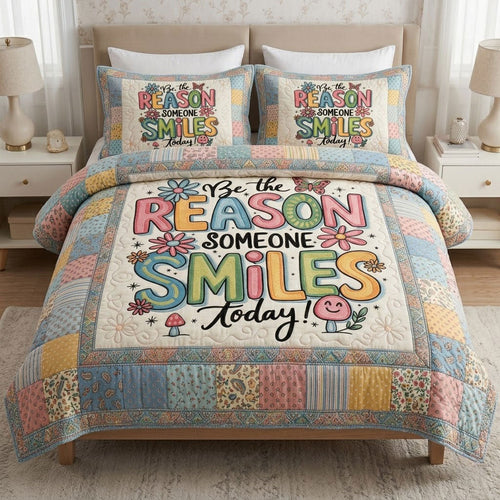 Be The Reason Someone Smiles Today Cozy WN0304001CL Duvet Cover Set