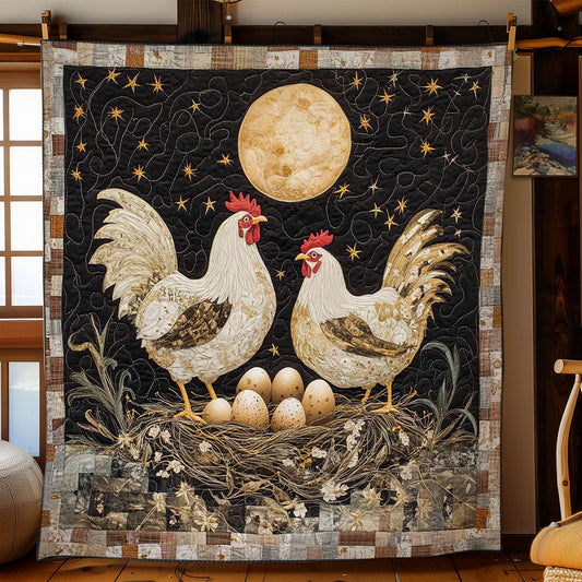 Starry Night Chicken WN1702027CL Quilt