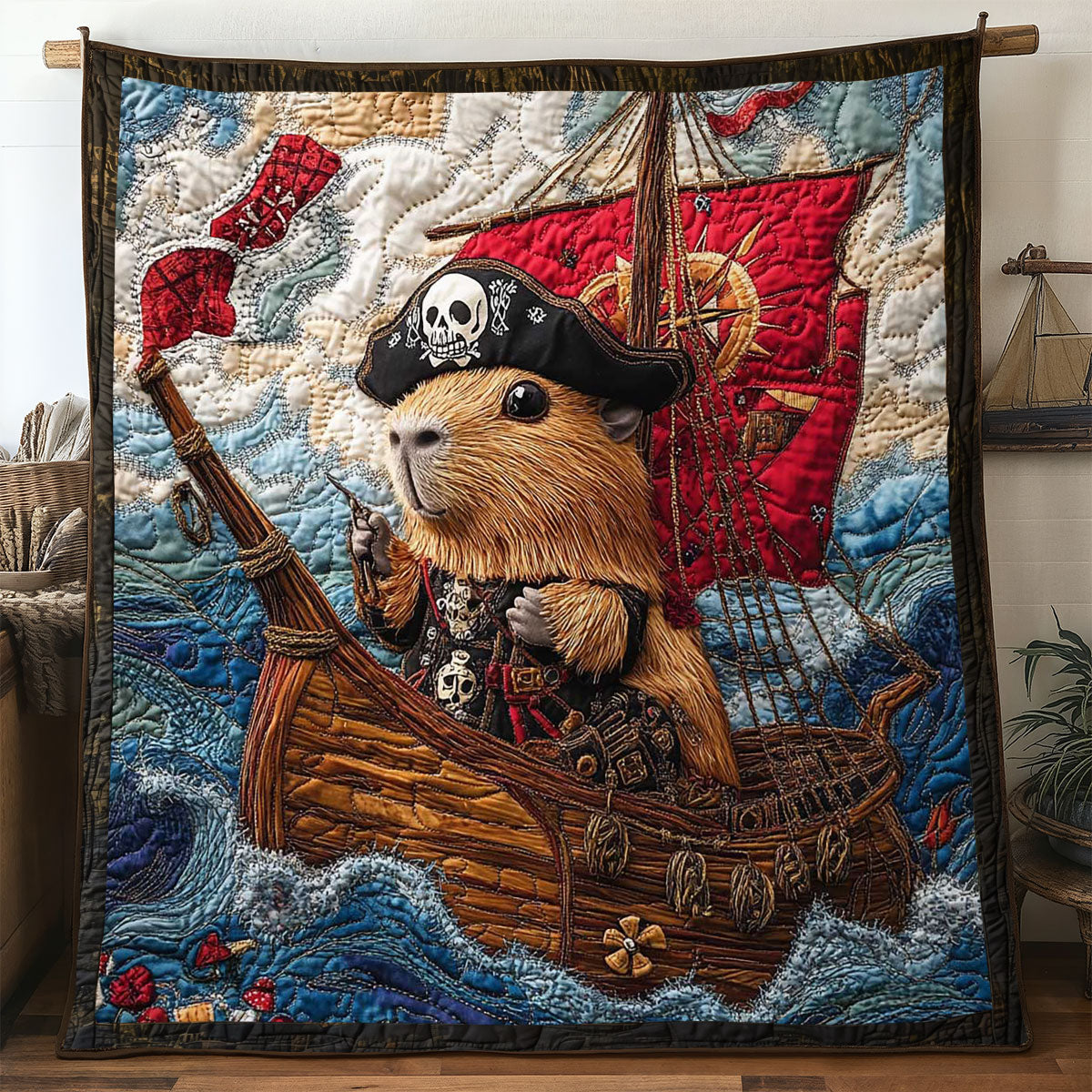 Jolly Capybara WN1205056CL Quilt