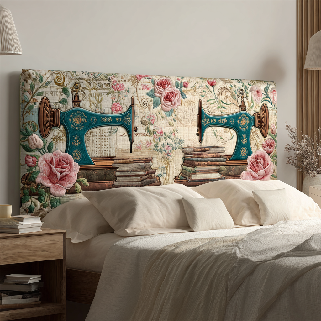Blooming Sewing Machine XR2912014CL Quilted Headboard Slipcover