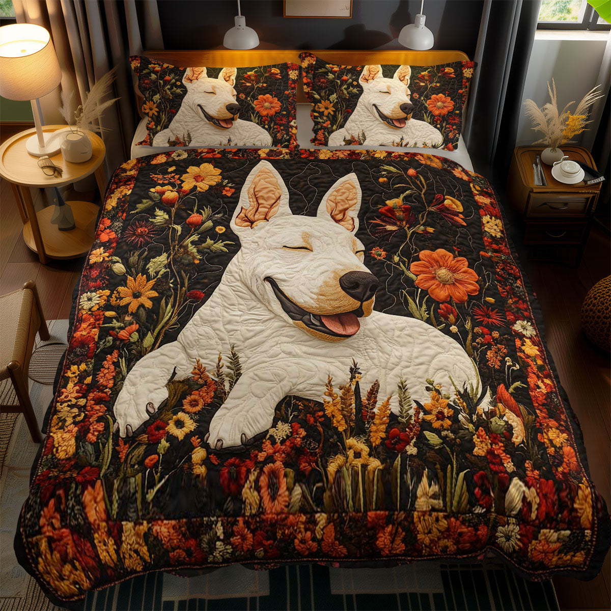 Nature Bull Terrier WN0802082CL Duvet Cover Set