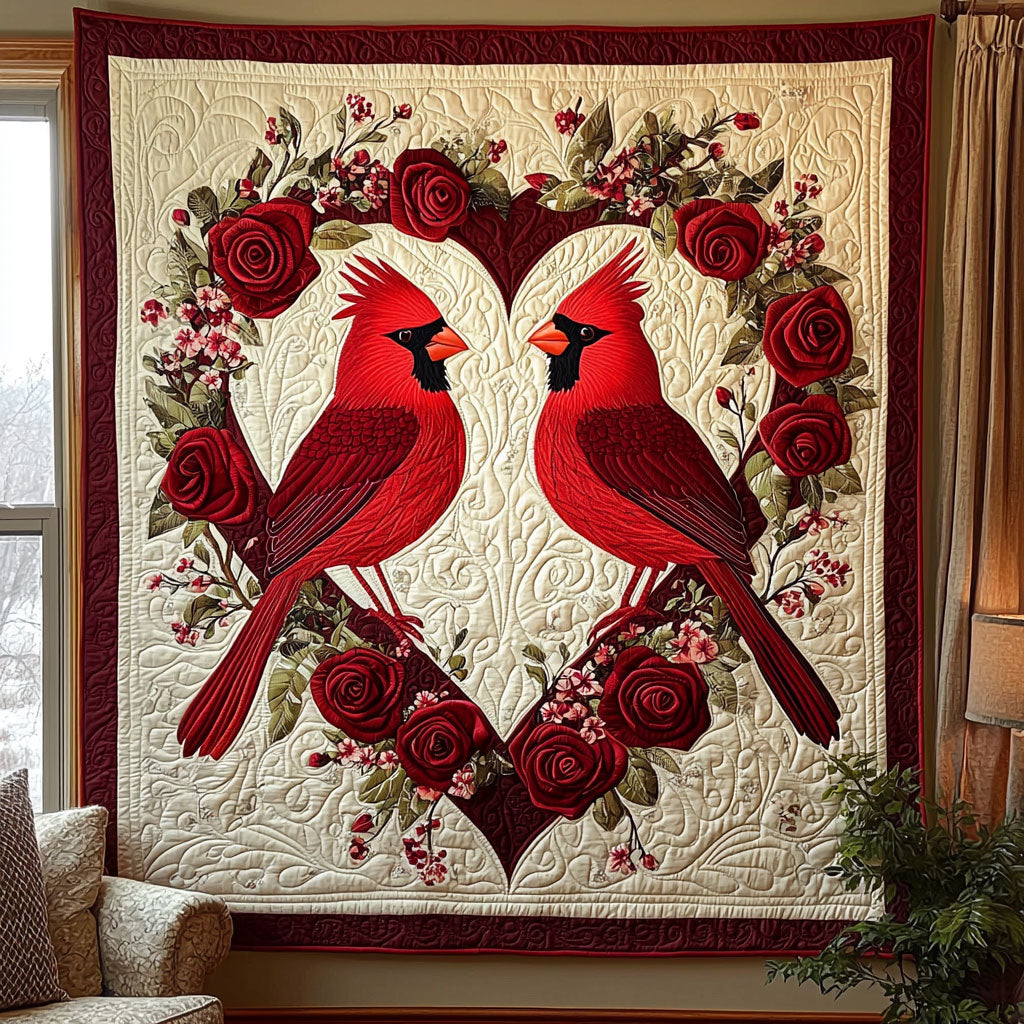 Cardinal Love QA1201008CL Quilt