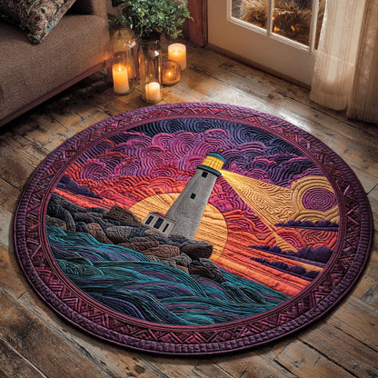 Golden Dusk CP1601049CL Quilted Round Mat