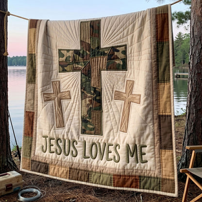 Camo Jesus Love WN2104006CL Quilt