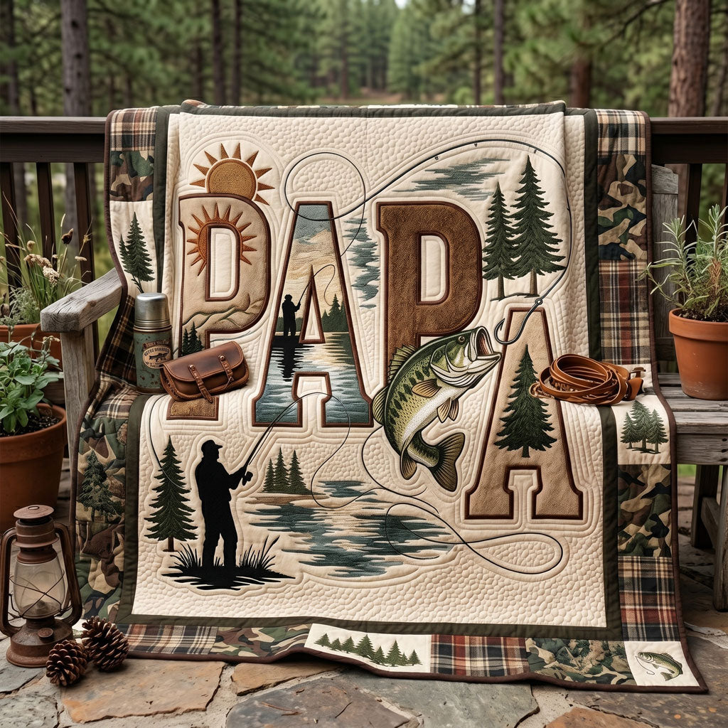 Lake Life Papa WN1505012CL Quilt