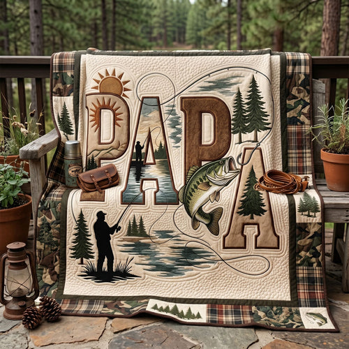 Lake Life Papa WN1505012CL Quilt