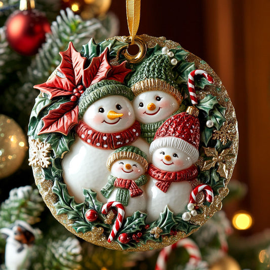 Happy Snowman CW2410031CL Christmas Ornament