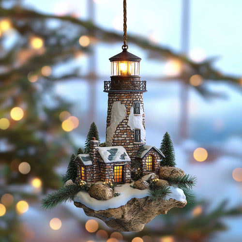Lighthouse Holiday Harbor WN2611060CL Christmas Ornament