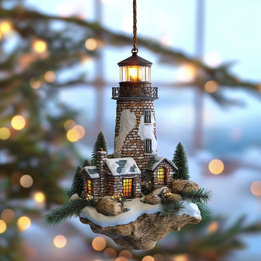 Lighthouse Holiday Harbor WN2611060CL Christmas Ornament