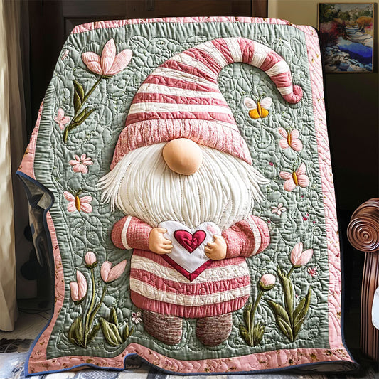 Adorable Valentine Gnome WP0801041CL Quilt