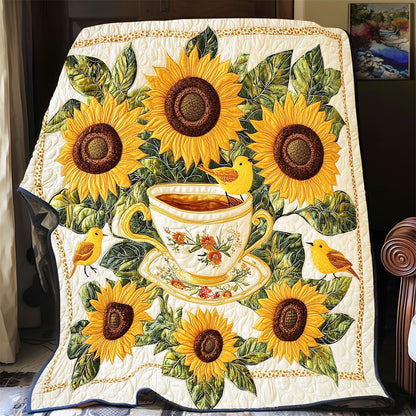 Songbird Sunflower Garden WP0801067CL Quilt