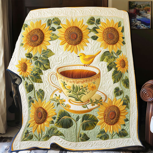 Sunflower Songbird WP0801069CL Quilt