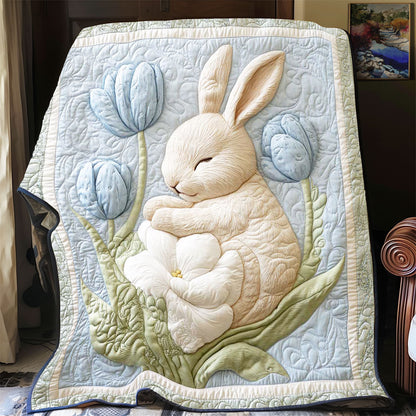 Tulips Bunny WP0801073CL Quilt