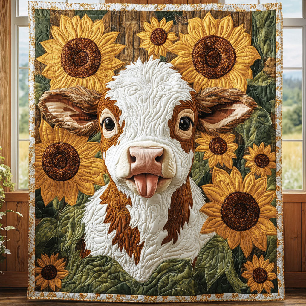 Harvest Cows CP1401037CL Quilt