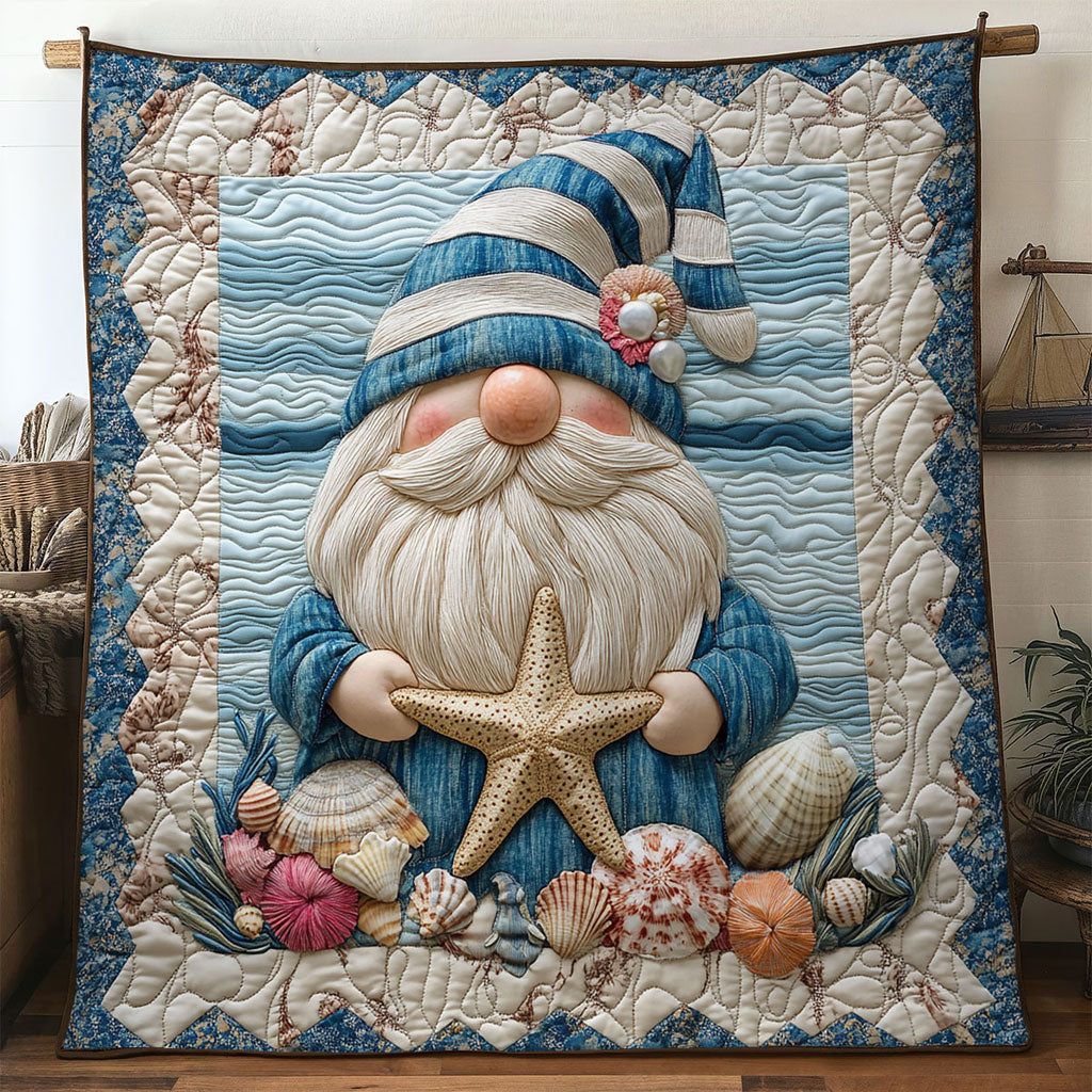 Gnome Starfish Joy WN1201040CL Quilt
