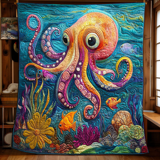 Aquatic Octopus WP0603004CL Quilt