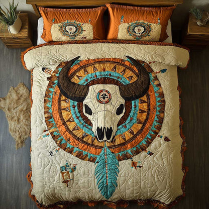 Mystic Buffalo Skull WN1202025CL Duvet Cover Set