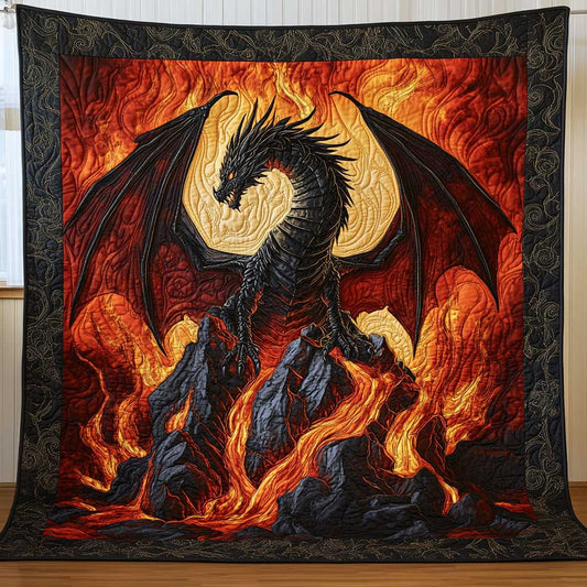 King Volcano Dragon WP2002038CL Quilt