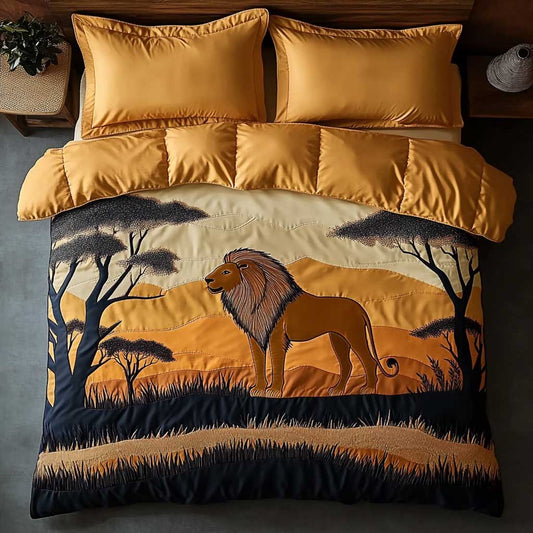 African Lion Guardian WN0503055CL Duvet Cover Set