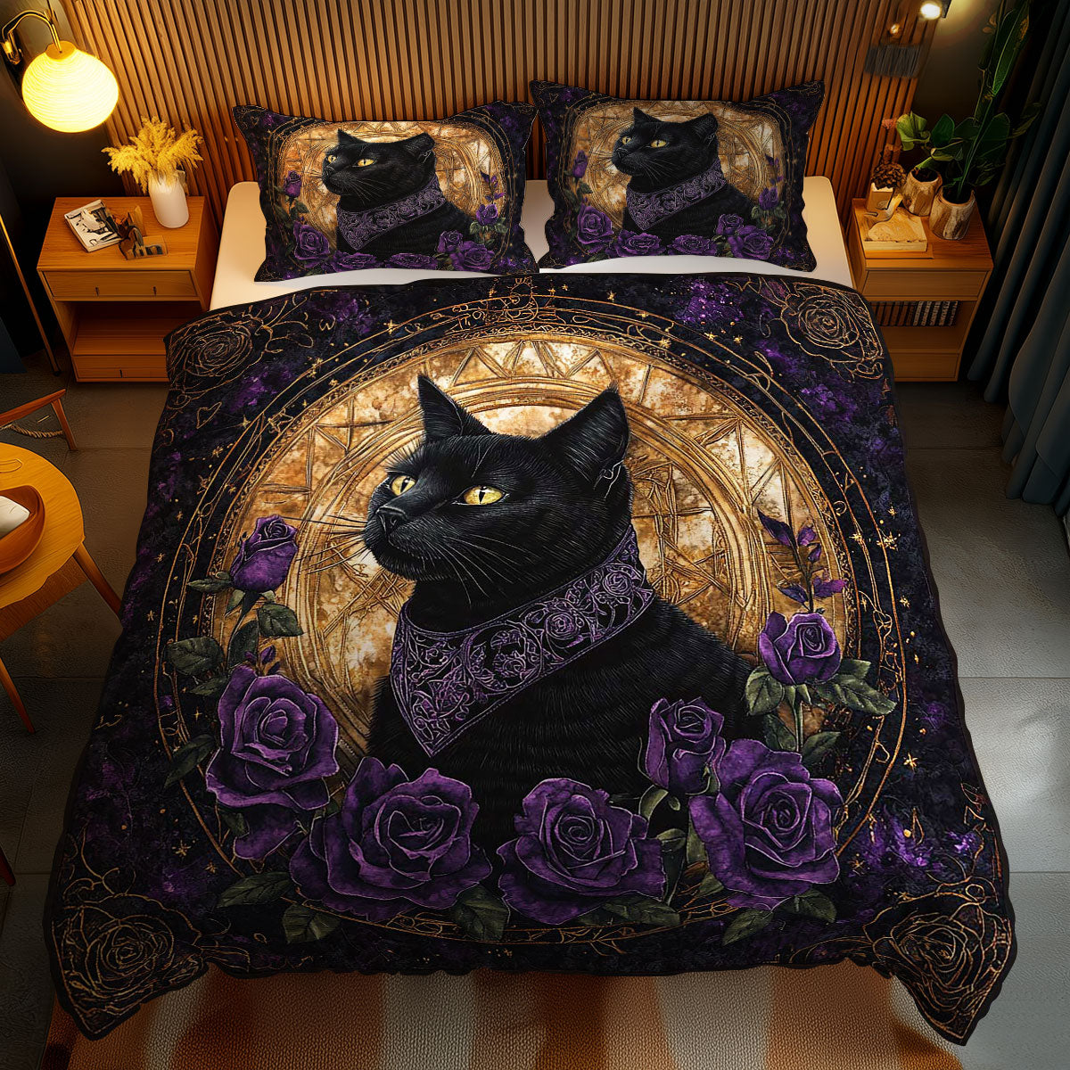 Enchanted Cat WN0803090CL Duvet Cover Set