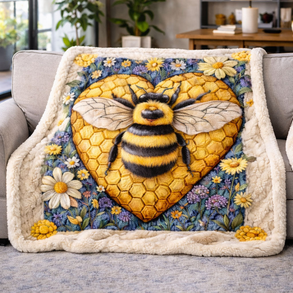 Sweet as Honey KL2901007CL Faux Fur Throw Blanket