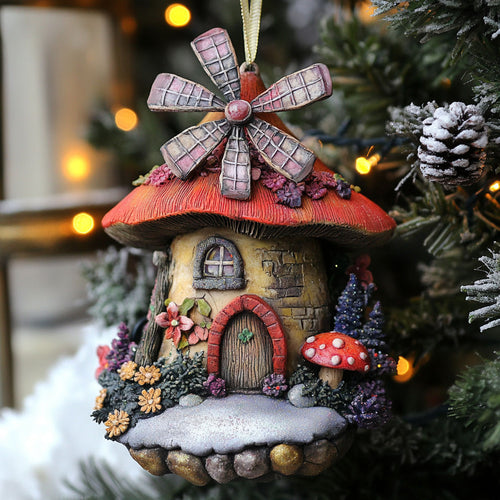 Mushroom Frost Dream WN1112036CL Christmas Ornament