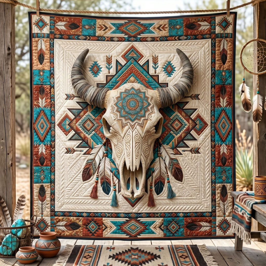 Sacred Buffalo Skull WN0606008CL Quilt