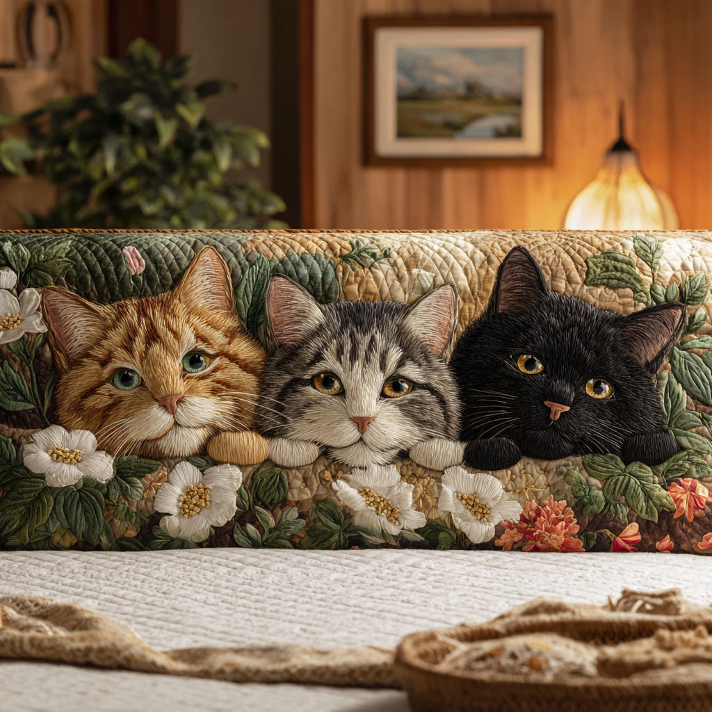 Three Cozy Cat CW2512017CL Quilted Headboard Slipcover