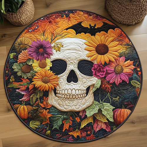 Elegy In Bloom WJ2507041CL Quilted Round Mat