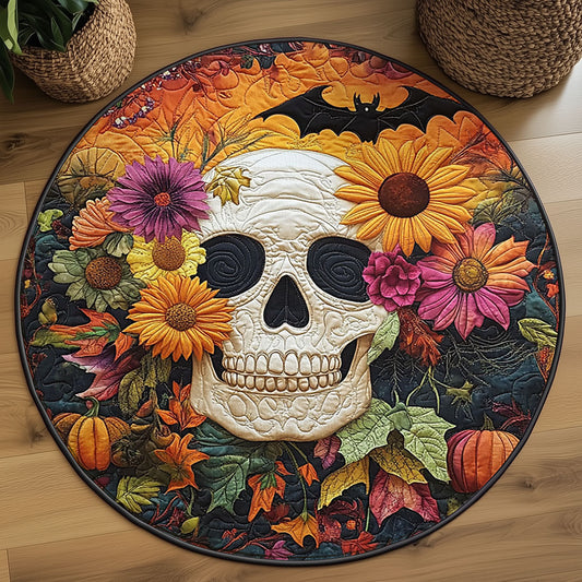 Elegy In Bloom WJ2507041CL Quilted Round Mat