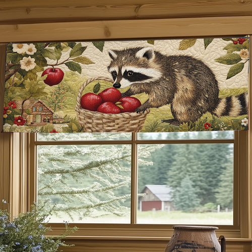 Red Apple Mischief WJ1306032CL Quilted Valance