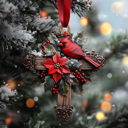 Faith Cardinal WN2110035CL Christmas Ornament