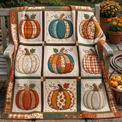 Cozy Harvest Pumpkin WN0505010CL Quilt