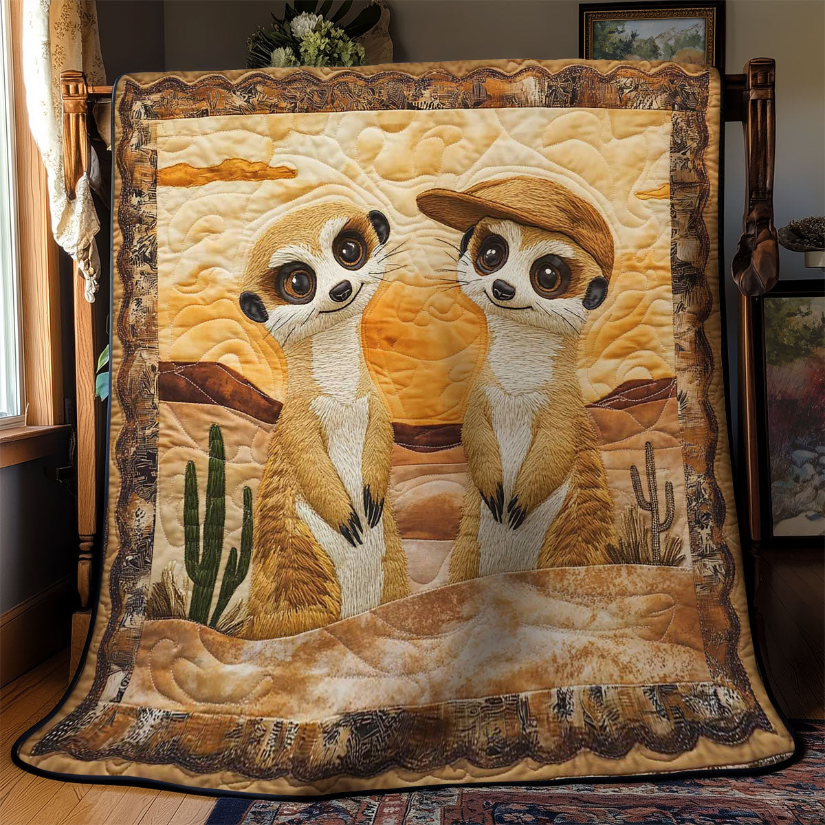 Curious Meerkat WN0803063CL Quilt