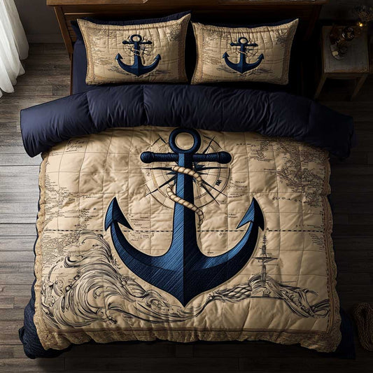 Nautical Anchor WN0705042CL Duvet Cover Set
