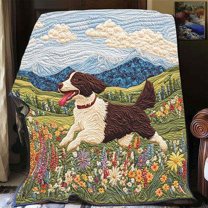 Joyful Border Collie WP0701013CL Quilt