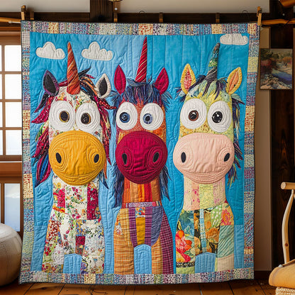 Whimsical Horse WN1803005CL Quilt