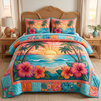 Tropical Sunset Paraside XR2705008CL Duvet Cover Set