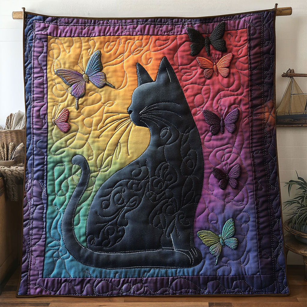 Moonpetal Cat WN0701069CL Quilt
