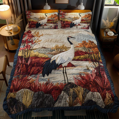 Serene Crane WN0502094CL Duvet Cover Set