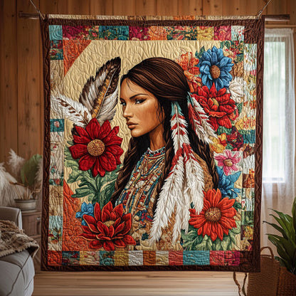 Native Woman KL1312011CL Quilt