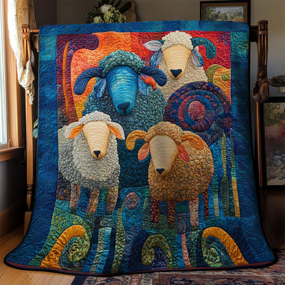 Colorful Sheep WN1703043CL Quilt