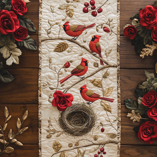 Birds of Spring CP2804033CL Quilted Table Runner