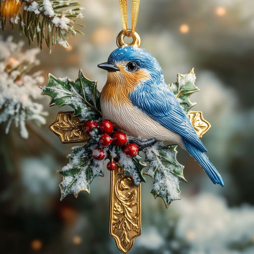 Light of Winter Bluebird WN2710039CL Christmas Ornament