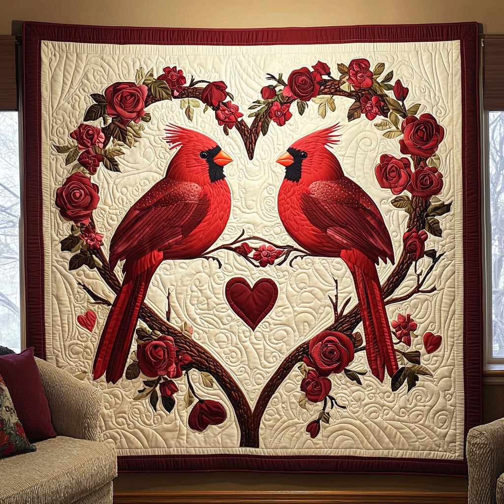 Cardinal Love QA1201007CL Quilt
