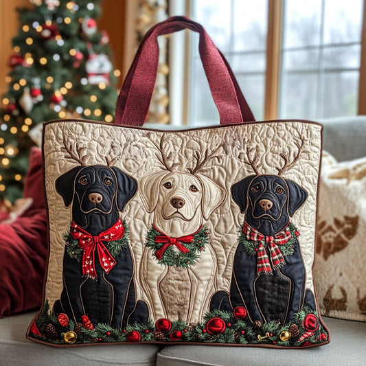 Winter Smile Labrador WN1710108CL Quilted Tote Bag