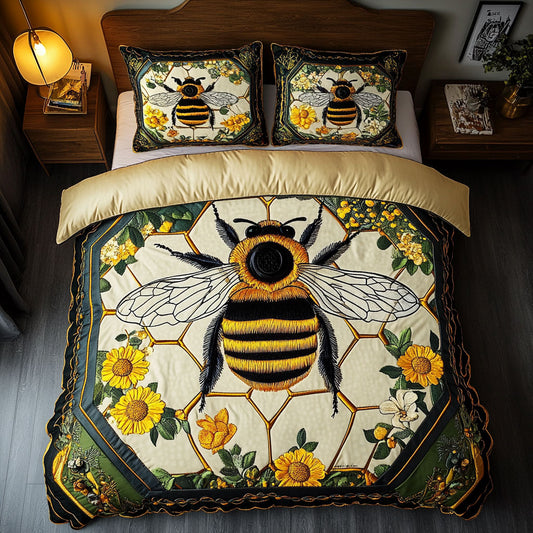 Honeybee Hugs WN3006055CL Duvet Cover Set