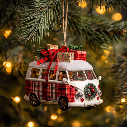 Gift Road Camper Van WN0411036CL Christmas Ornament