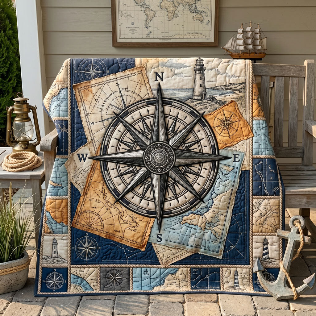 Navigator’s Compass WN1605010CL Quilt